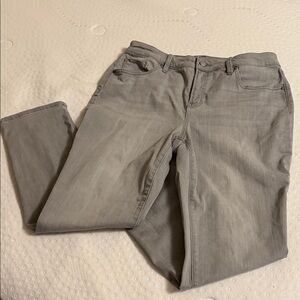 Chico's Women's Skinny Jeans in Light Gray